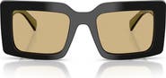 Prada 52mm Rectangle Sunglasses