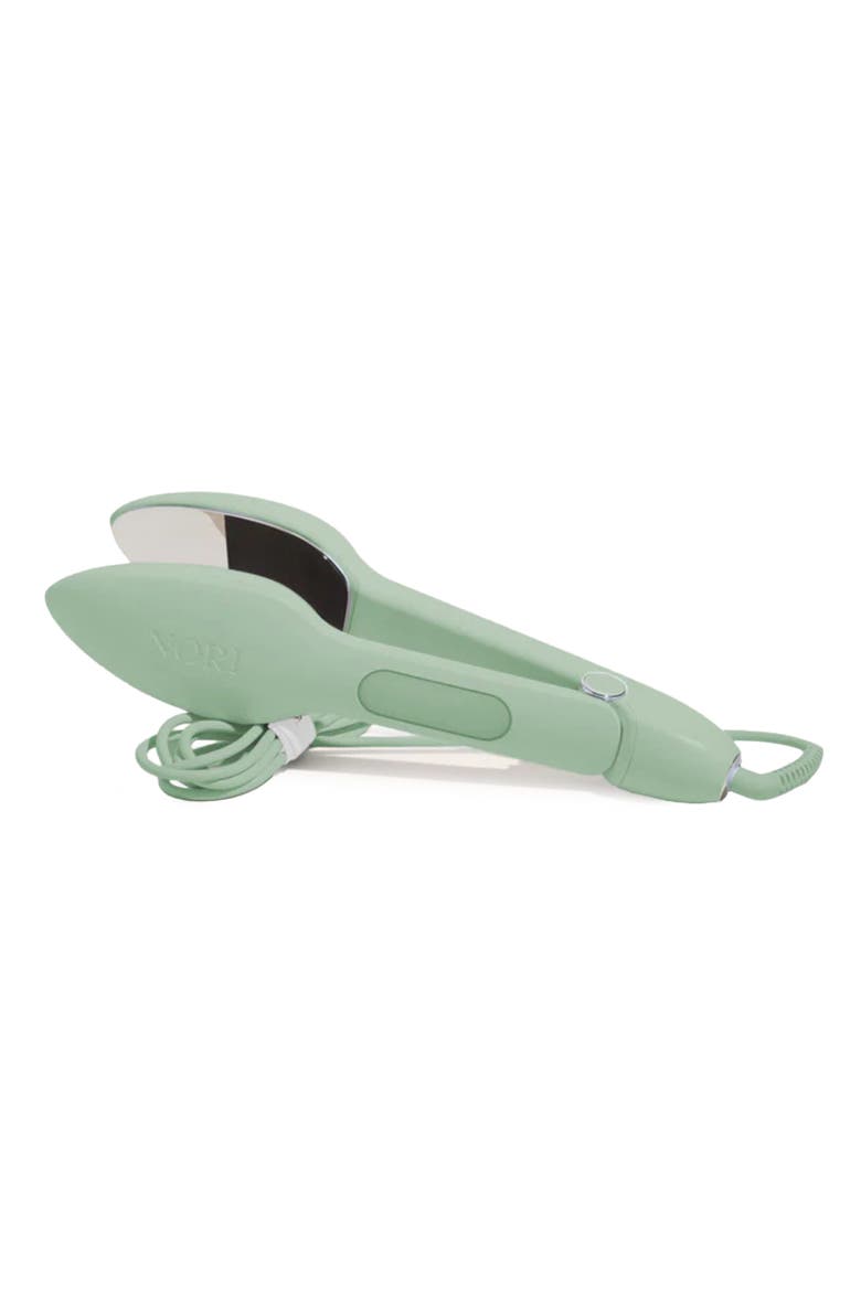 The Nori Press Steam Handheld Steamer & Iron, Main, color, GREEN TONES
