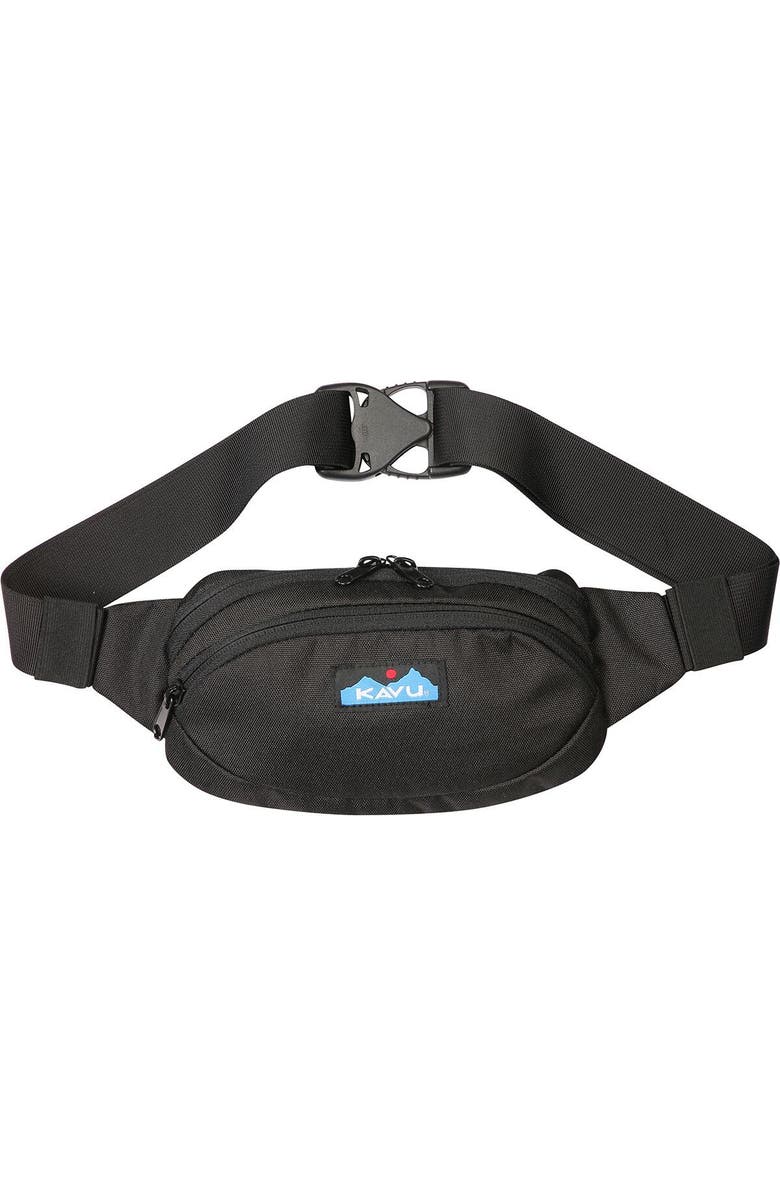 KAVU Spectator Waist Pack, Main, color, Raven