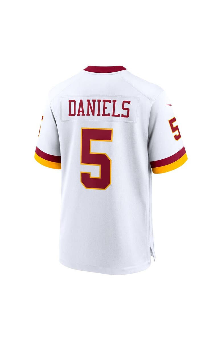 Nike Men's Nike Jayden Daniels White Washington Commanders Game Super Bowl Era Jersey, Alternate, color, White