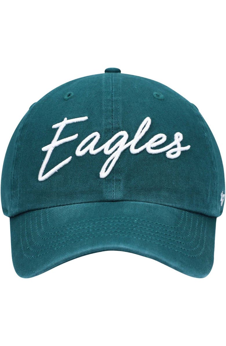 '47 Women's '47 Midnight Green Philadelphia Eagles Vocal Clean Up Adjustable Hat, Alternate, color,