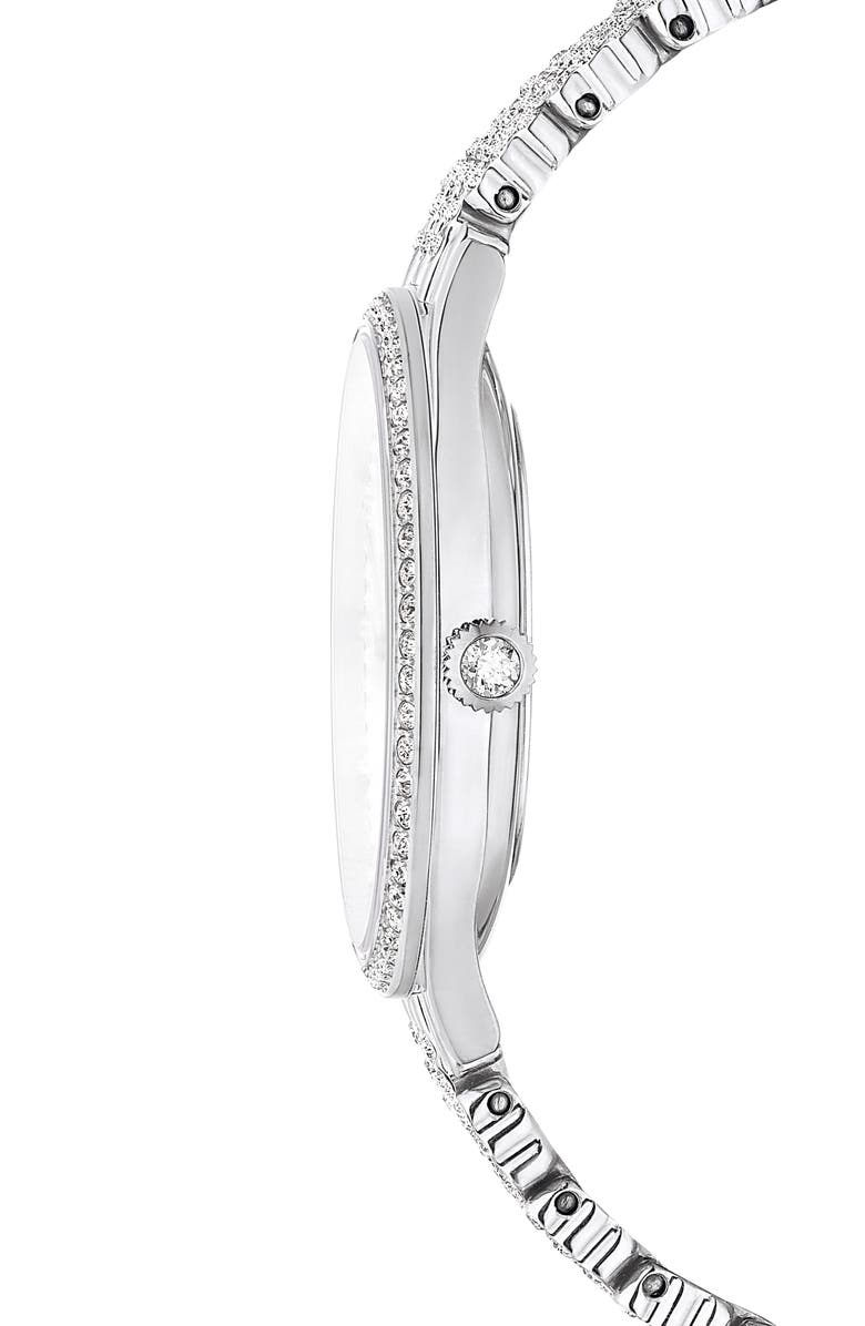 Swarovski Attract Bracelet Watch, 30mm, Alternate, color, Silver