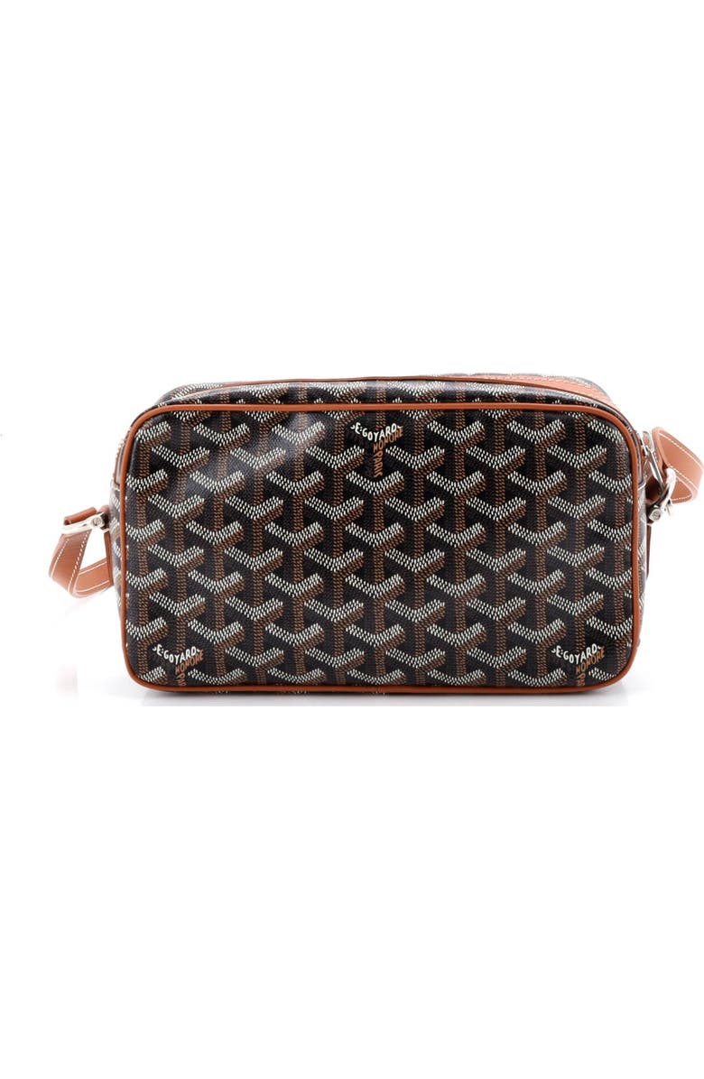 Pre-Owned Goyard Cap Vert Bag Coated Canvas, Alternate, color, Brown