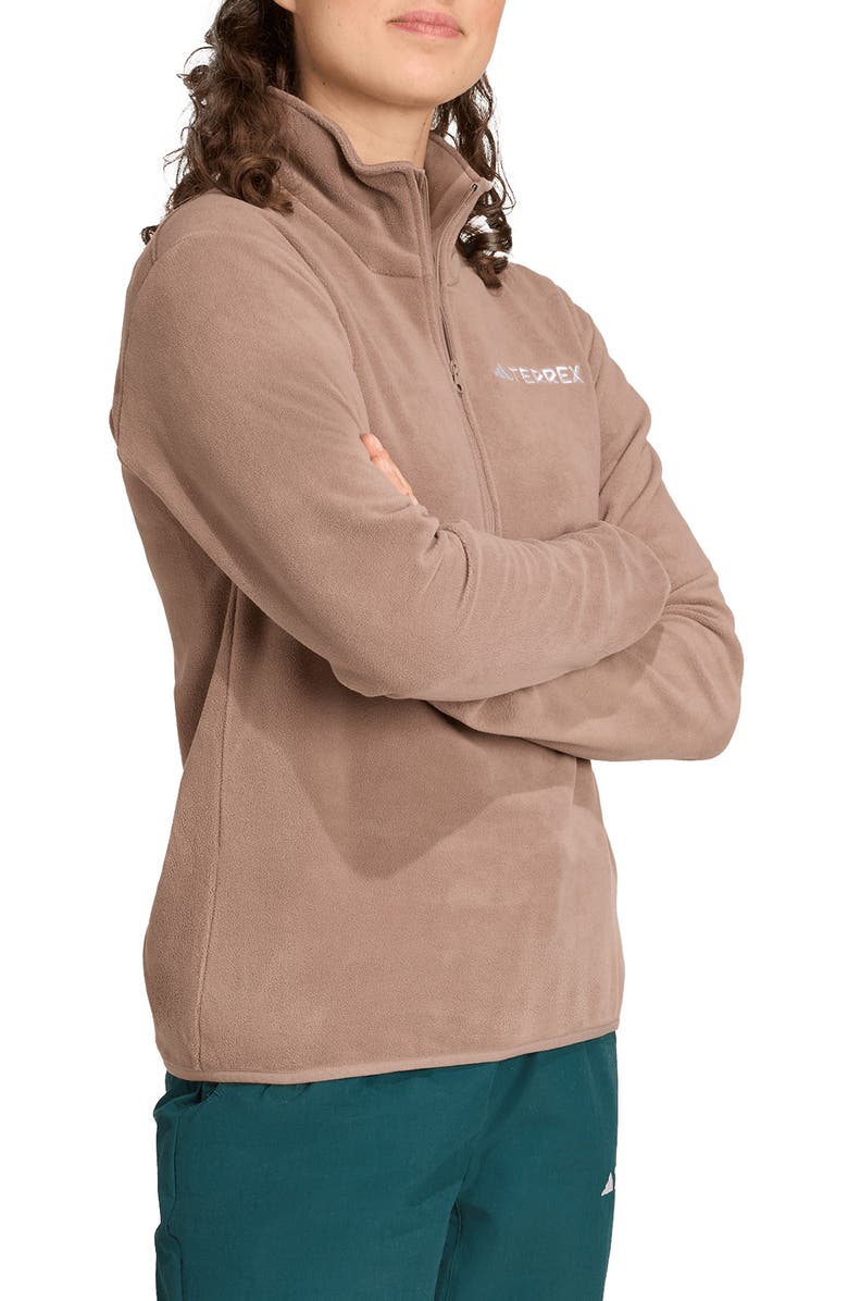 adidas Essentials Pullover, Alternate, color, Trace Brown