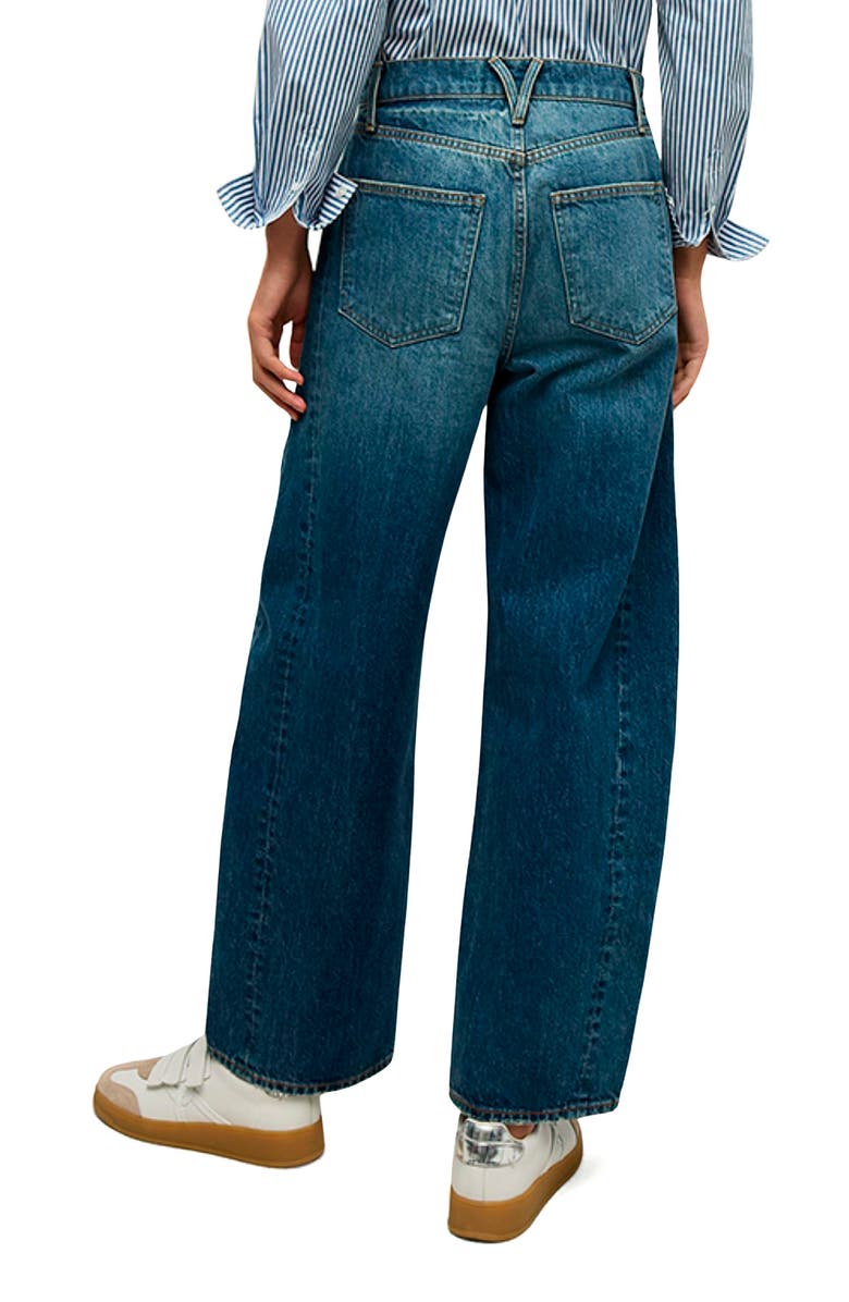 Veronica Beard Ryder Barrel Jeans, Alternate, color, 
