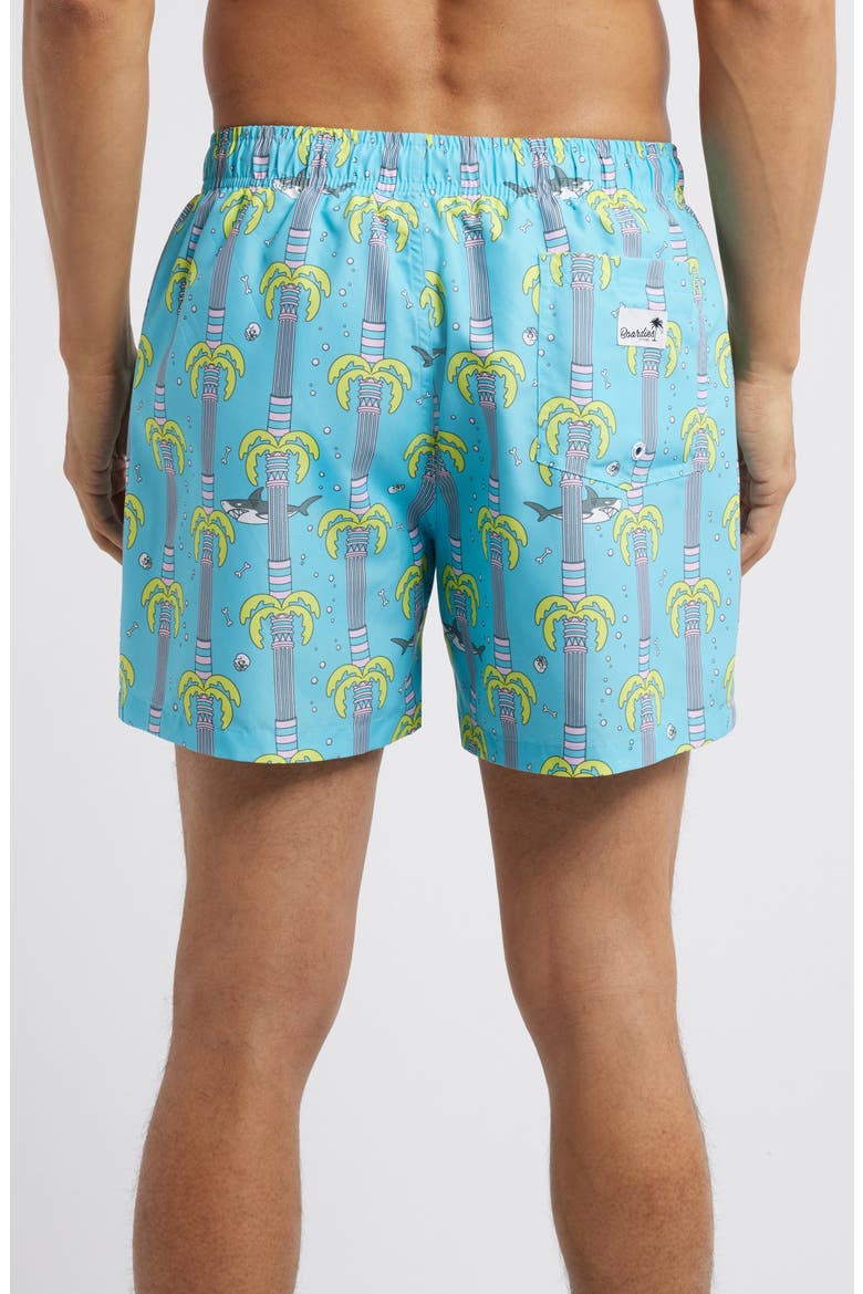 Atlantis Mid Length Swim Trunks, Alternate, color, BLUE