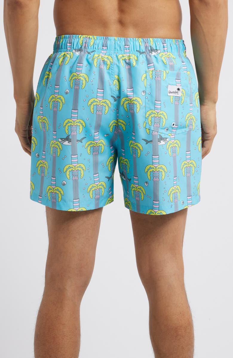 Boardies Atlantis Mid Length Swim Trunks, Alternate, color, Blue