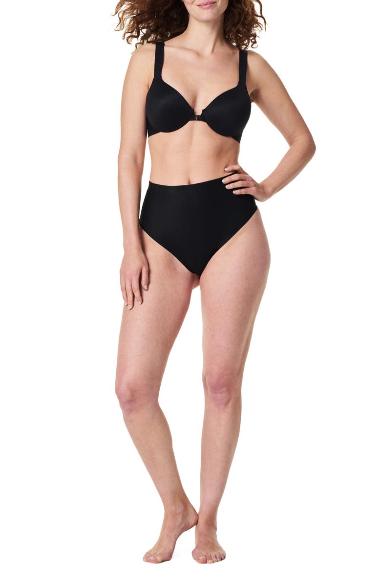 SPANX<sup>®</sup> SPANXshape<sup>™</sup> Sheer Control Thong, Alternate, color, Very Black