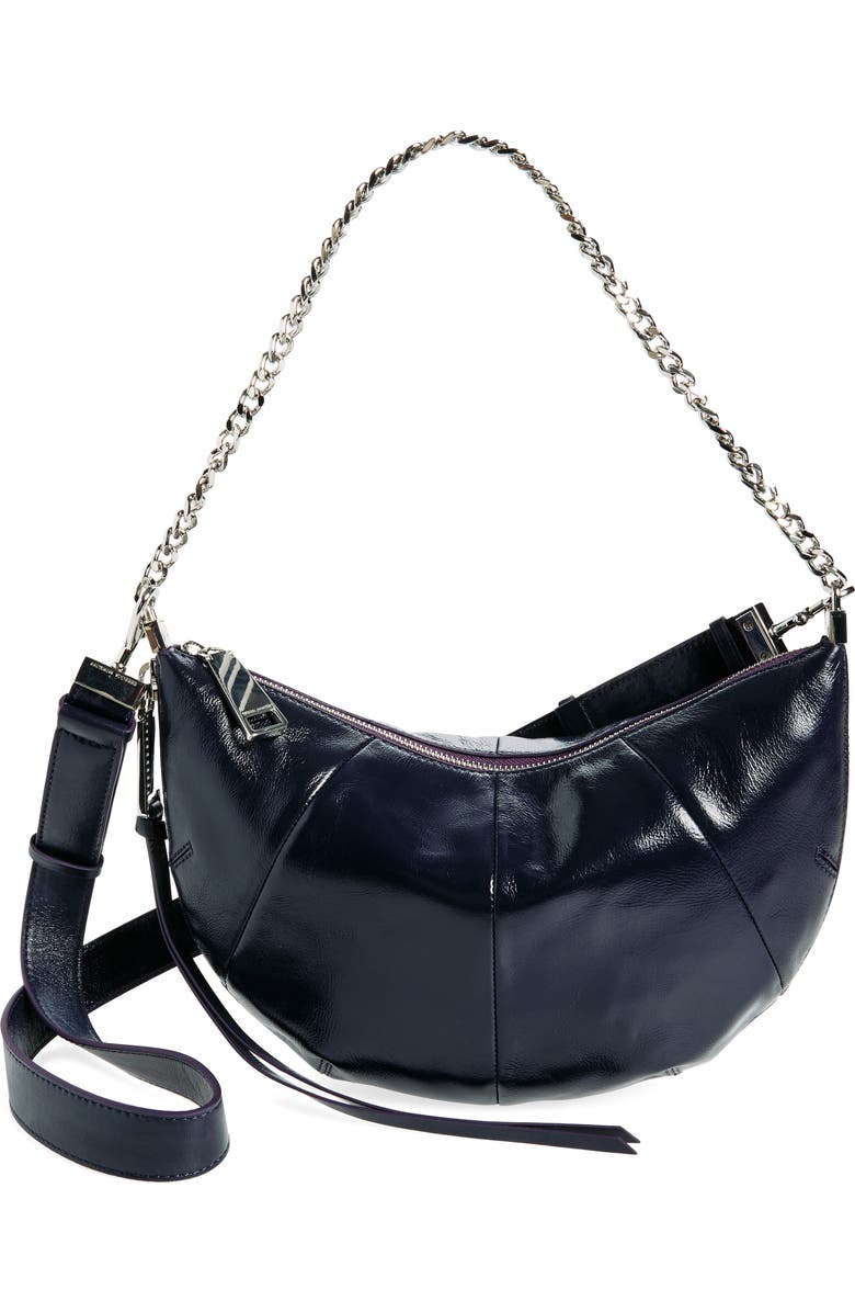 Rebecca Minkoff Zip Around Leather Crossbody Bag, Main, color,