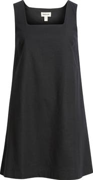 Open Edit Linen Blend Shift Dress
