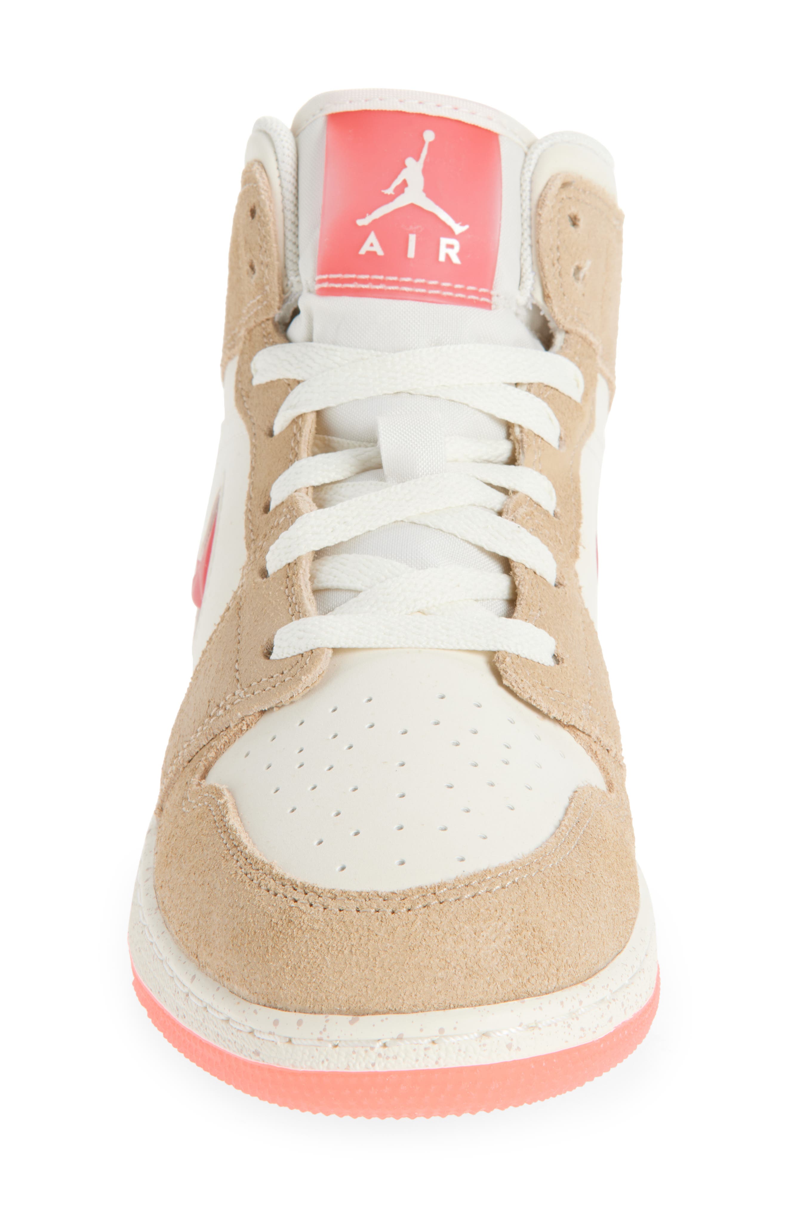 Nike Kids' Jordan 1 SE Mid Sneaker, Alternate, color, 