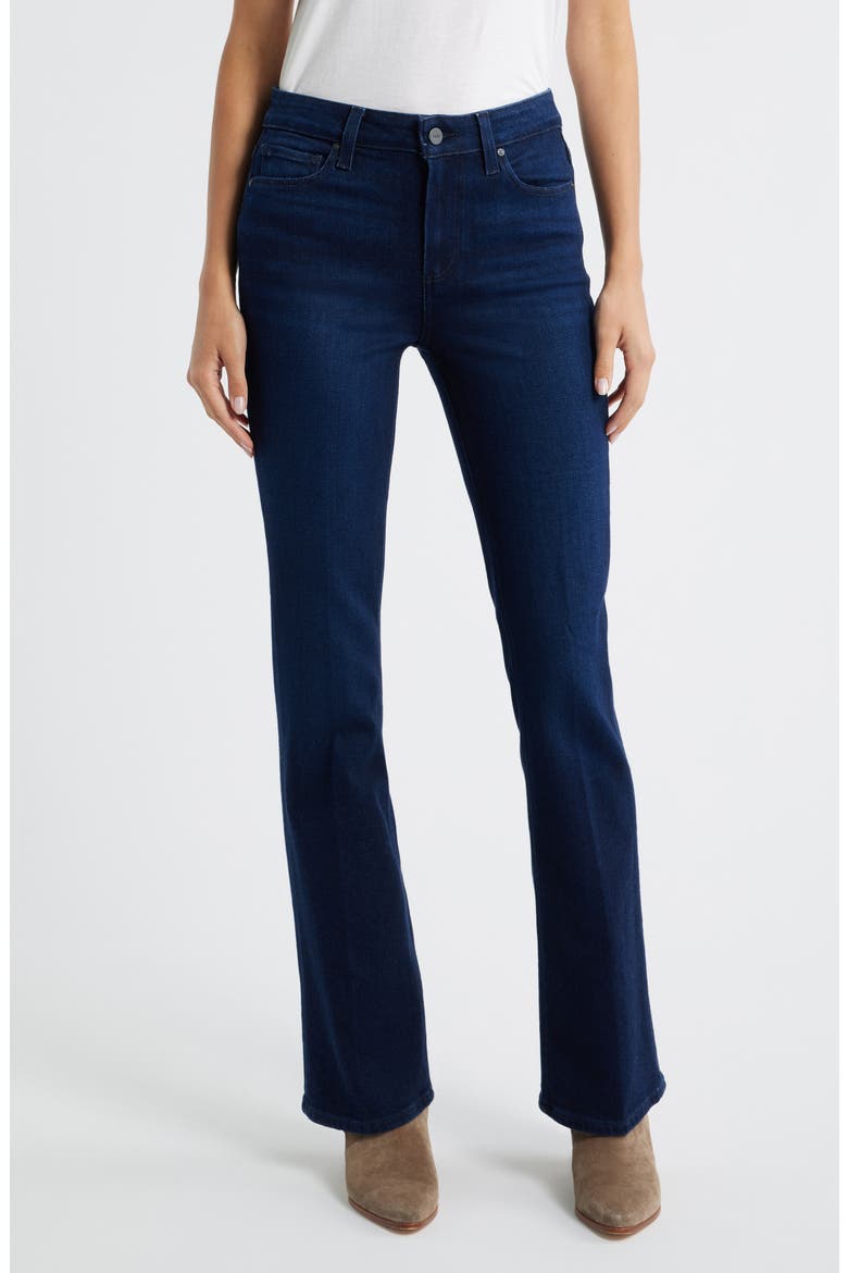 Manhattan High Waist Bootcut Jeans, Main, color, SEABROOK