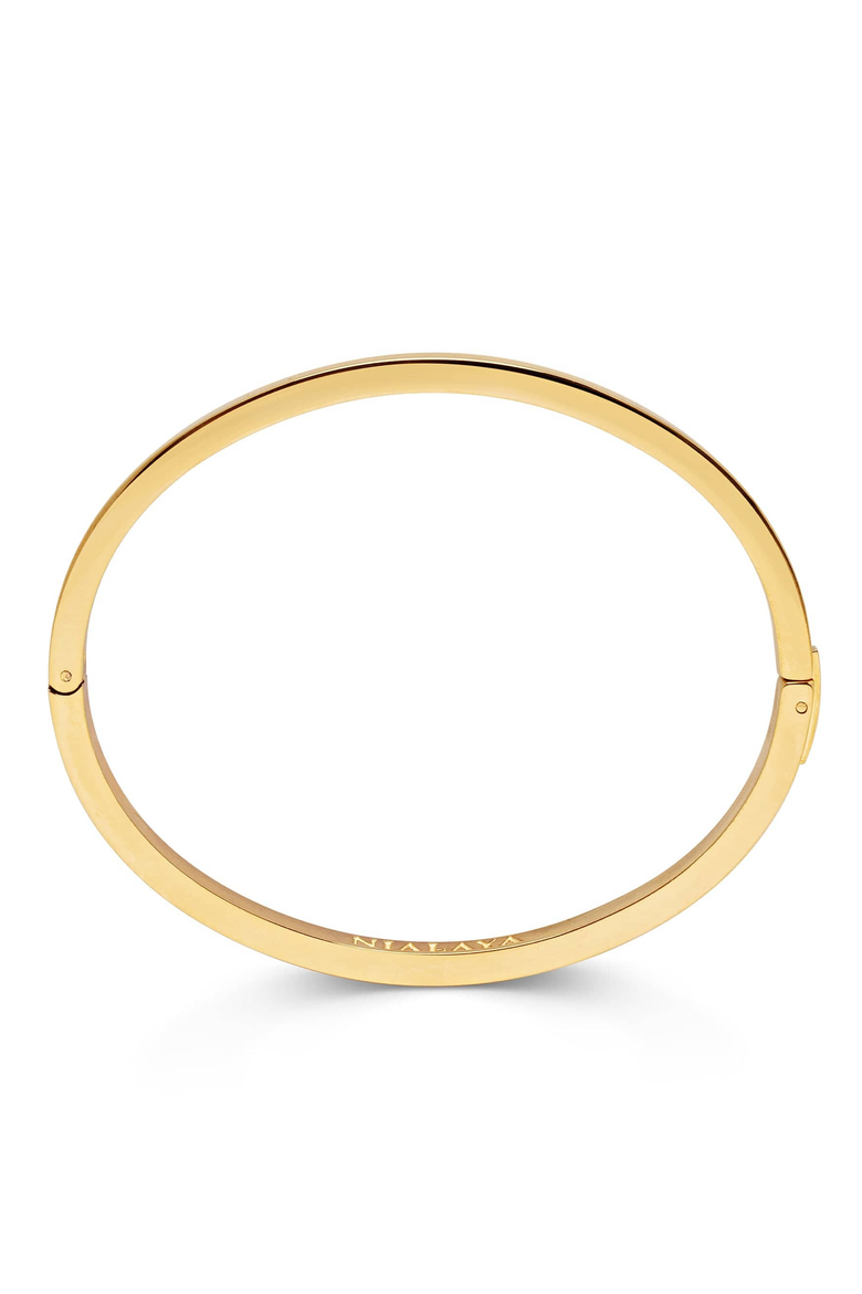 Simplicity Bangle, Main, color, Gold