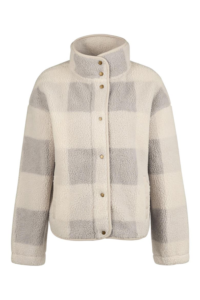 Lichen Overlayer Polar Fleece Recycled Polyester Jacket, Alternate, color, BEIGE MULTI
