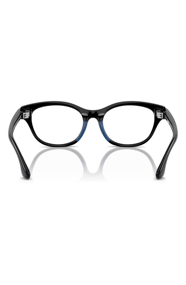 Burberry 45mm Square Optical Glasses, Alternate, color, Black / Demo Lens