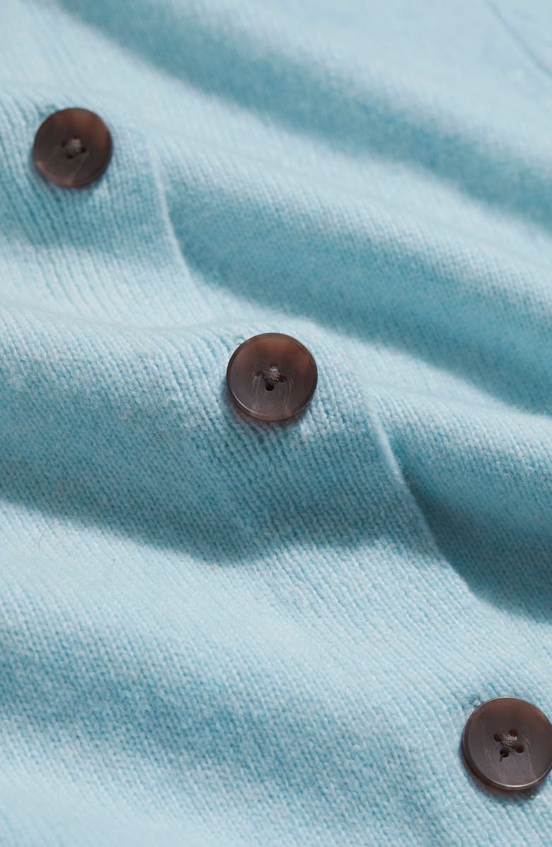 Seasalt Cornwall Tern Tide Merino Wool Blend Cardigan, Alternate, color, Knit Melange Ice Blue