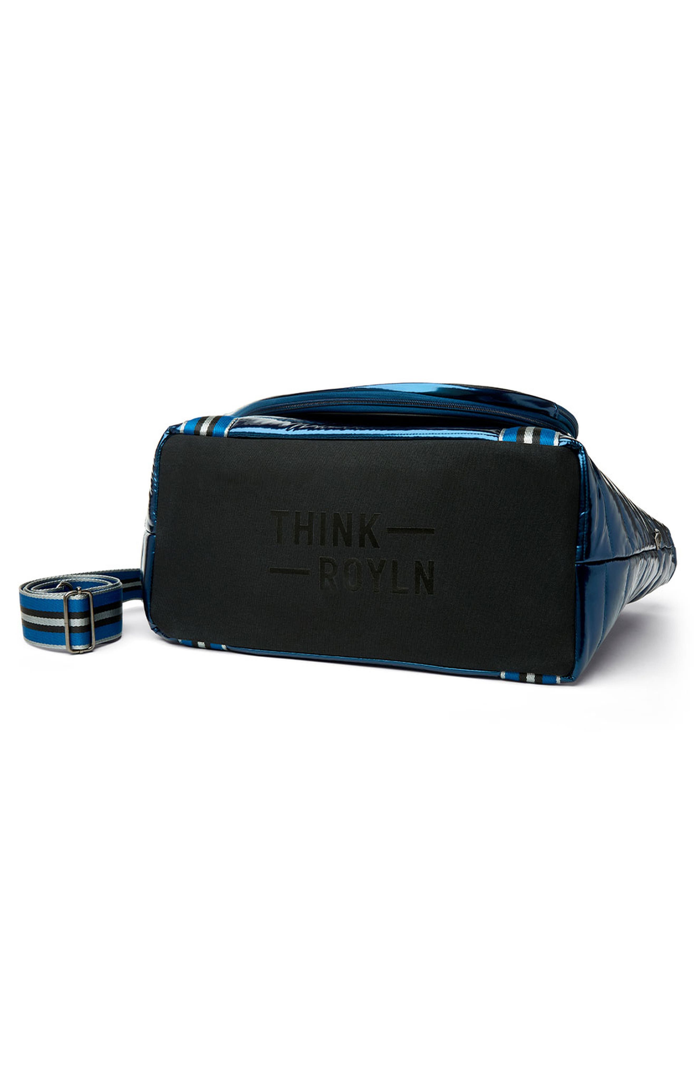 Love Royln Tennis Bag, Alternate, color, GLOSSY NAVY PATENT