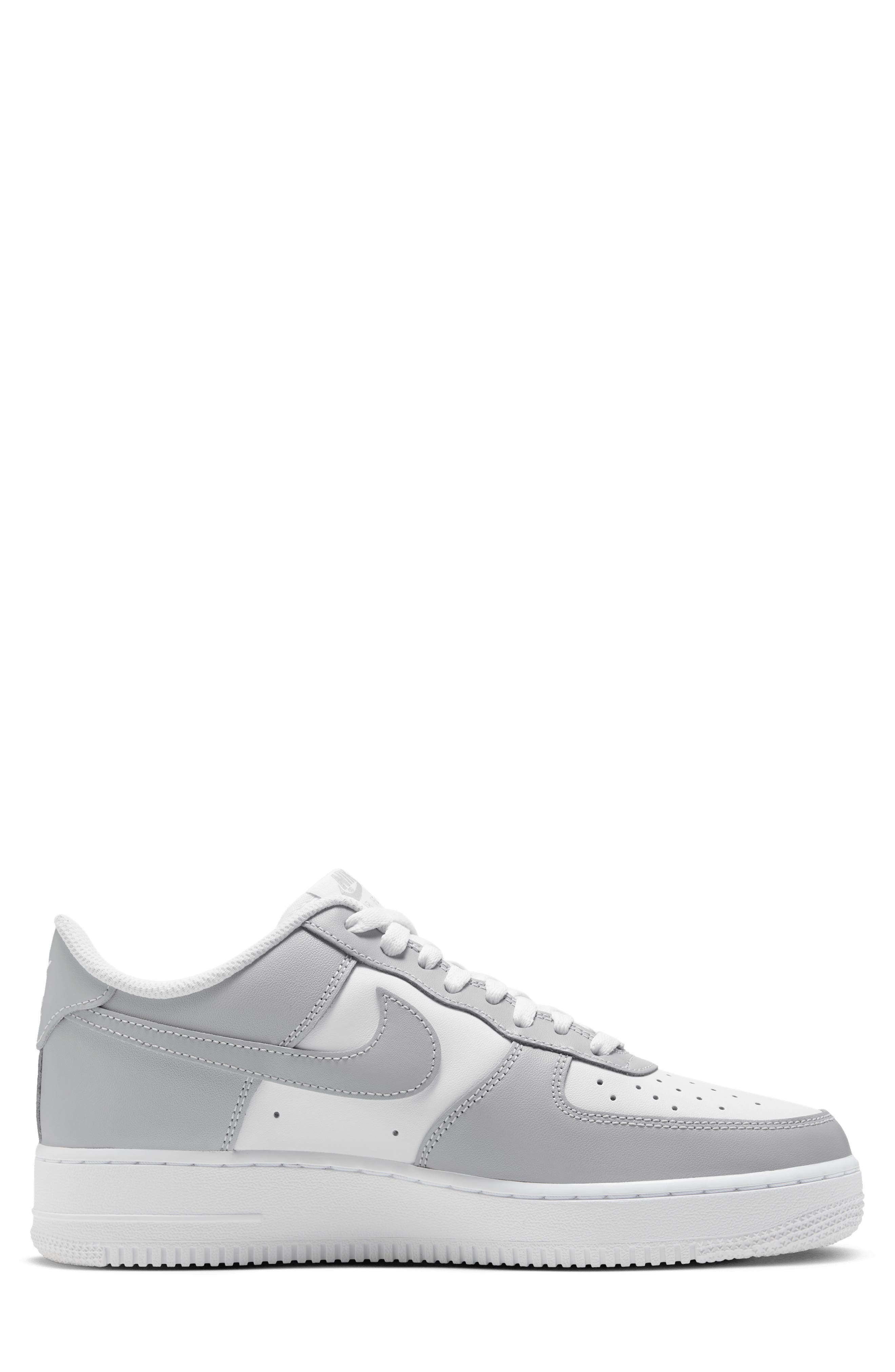Nike Air Force 1 '07 Basketball Sneaker, Alternate, color, White/ Light Smoke Grey