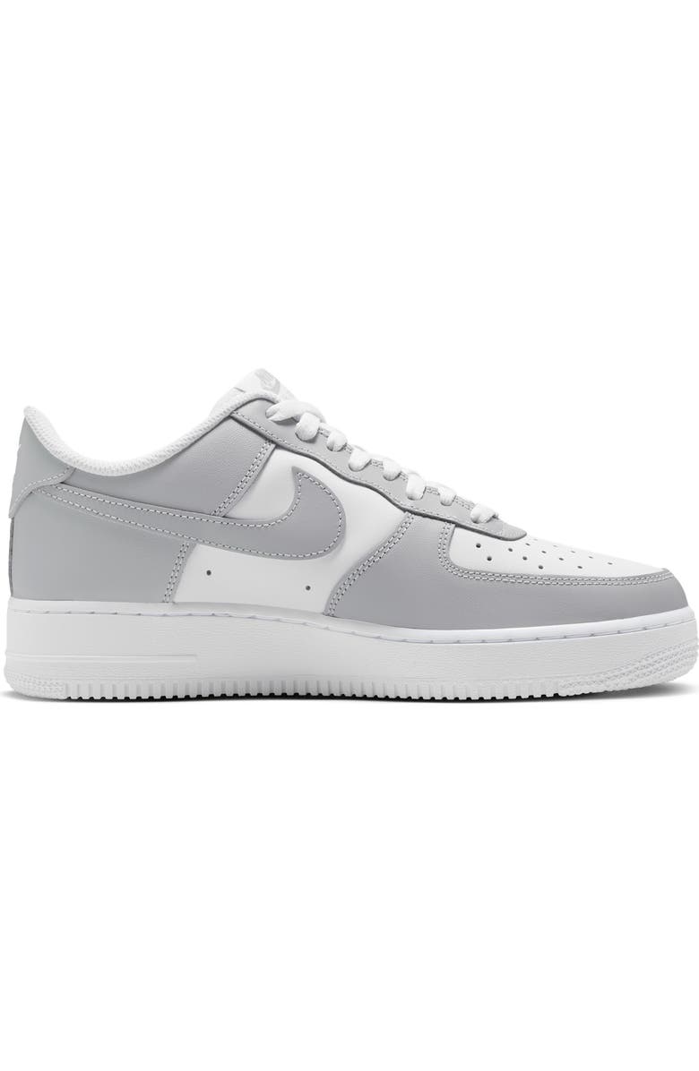 Nike Air Force 1 '07 Basketball Sneaker, Alternate, color, White/ Light Smoke Grey