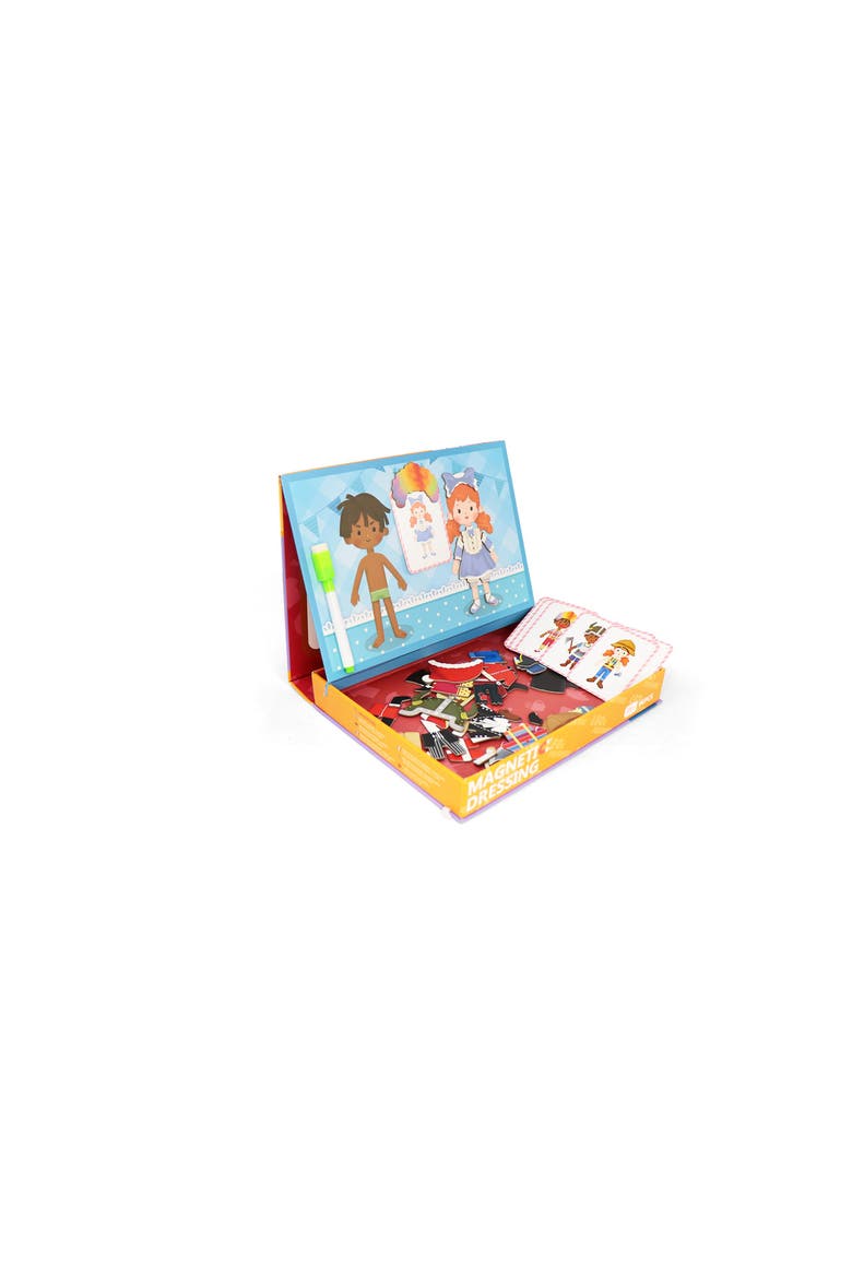 Magnetic Dressing Kit, 66-Pieces, Made for Kids 3-Years-Old+| Two Playsets in One, Alternate, color, Blue