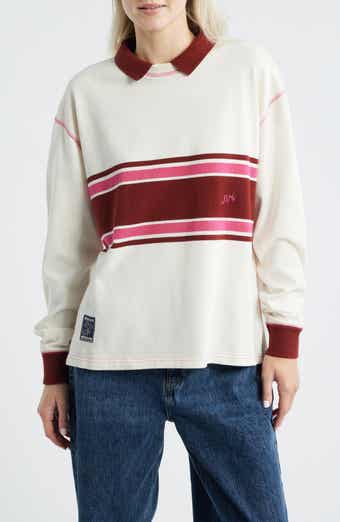 Damson Madder Stripe Organic Cotton Rugby Top
