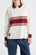 Damson Madder Stripe Organic Cotton Rugby Top