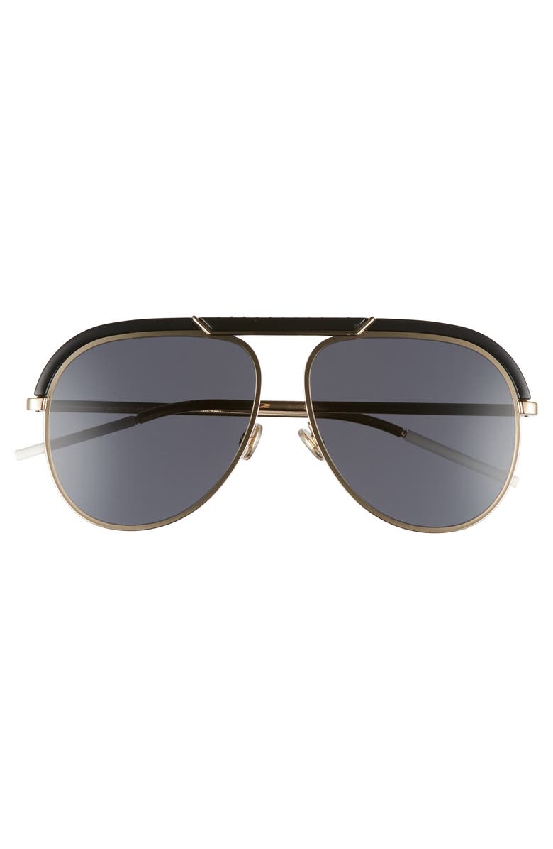 DIOR Christian Dior Desertics 58mm Metal Aviator Sunglasses, Alternate, color,