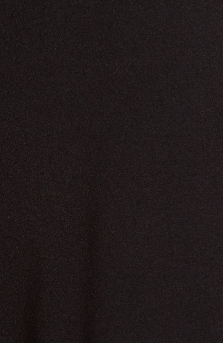 Eliza J Illusion Ruffle Shoulder Jumpsuit, Alternate, color, Black