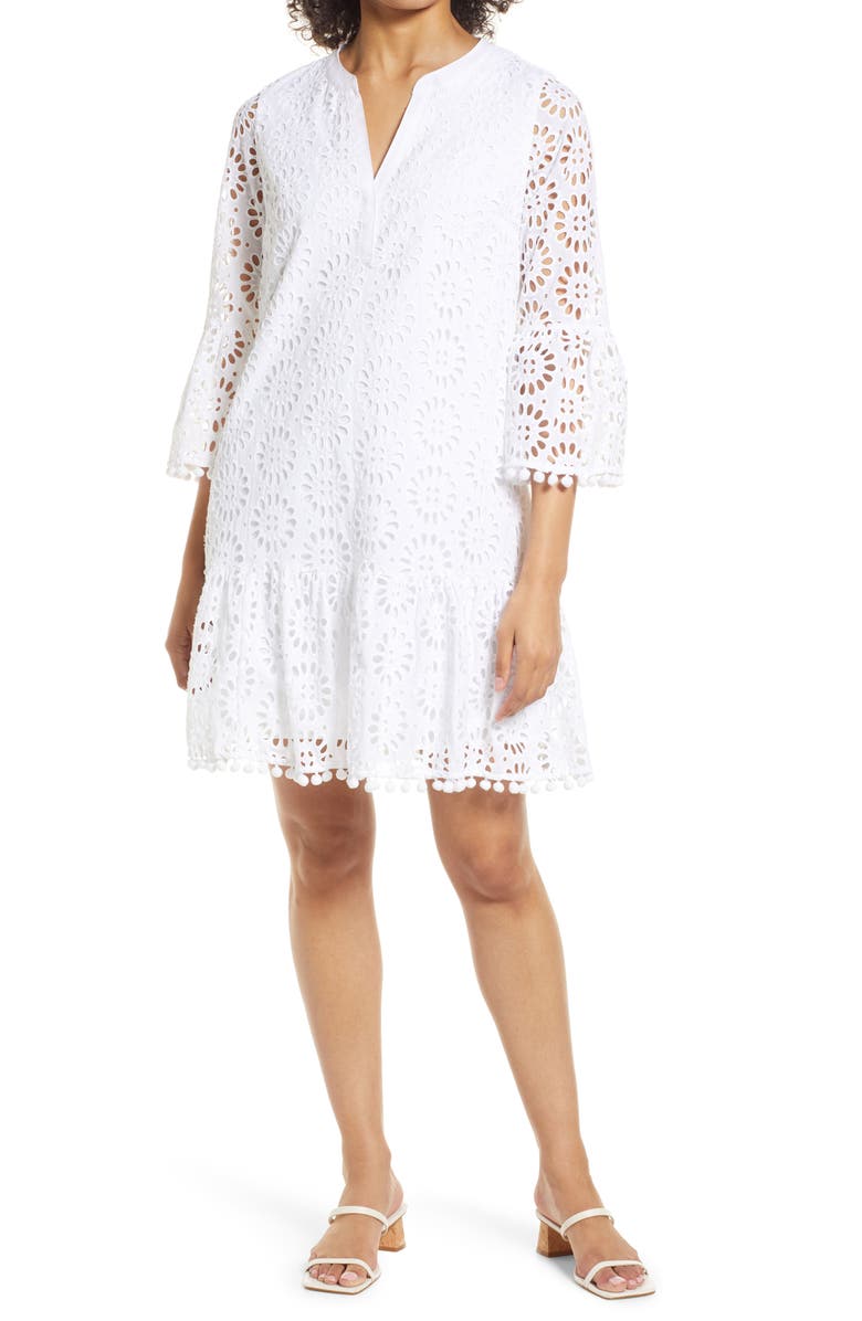 Lilly Pulitzer<sup>®</sup> Bekah Eyelet Shift Dress, Main, color,