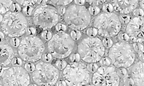 Sphera Milano Glaze Jewelry Pavé Cz Heart Stud Earrings In Metallic