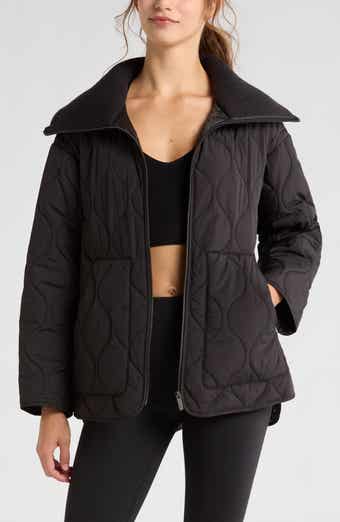 Zella Longline Onion Quilted Bomber Jacket | Nordstrom Zella Longline Onion Quilted Bomber Jacket | Nordstrom