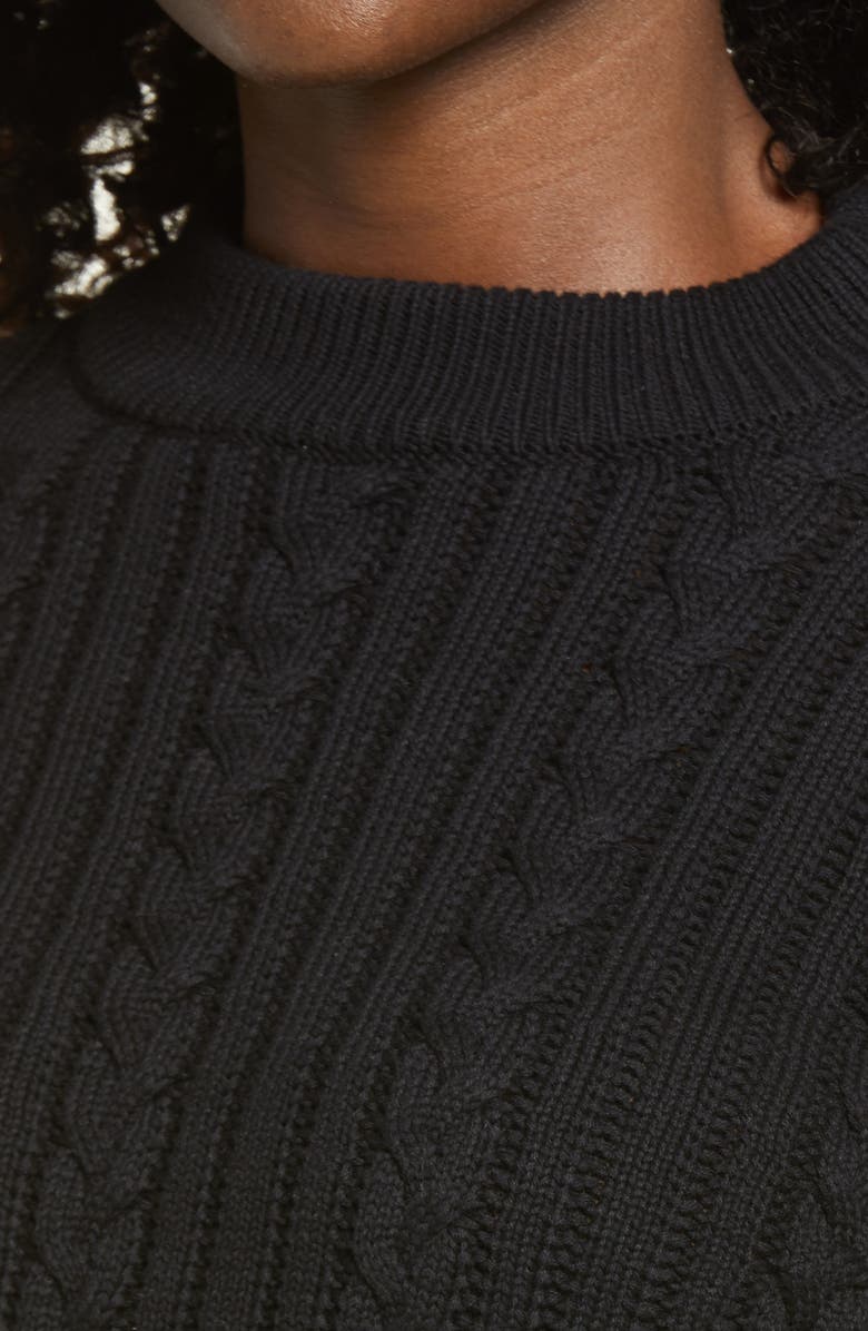 WAYF Wylander Cable Stitch Cotton Sweater, Alternate, color, 