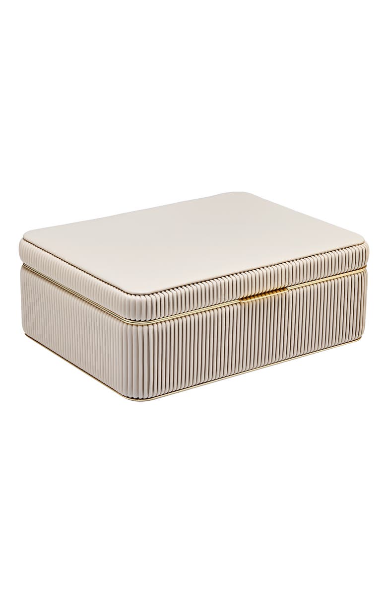 WOLF Bella Large Jewelry Box, Alternate, color, Bone