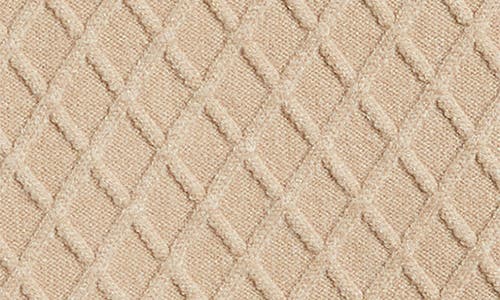 Anne Klein Diamond Stitch Sweater Skirt In Brown