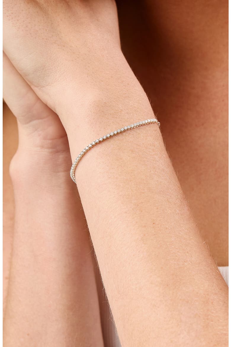 Audrey Diamond Line Bracelet (Online Trunk Show), Alternate, color, 18K WHITE GOLD/ DIAMOND