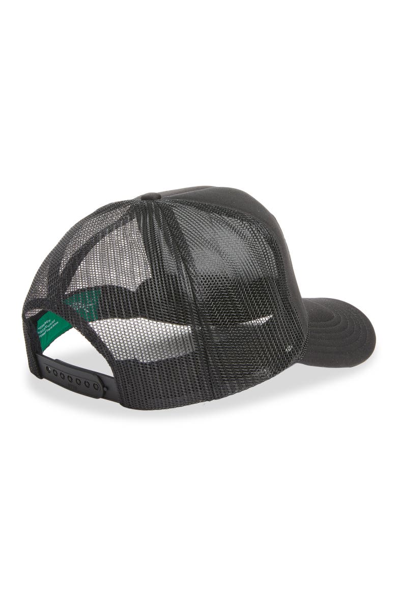 Electric Eye Trucker Hat, Alternate, color, BLACK