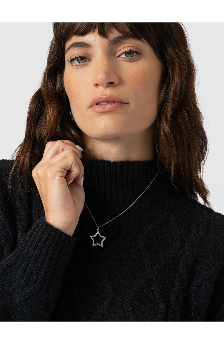 Saint + Sofia Arden Mock Shirt Sweater, Alternate, color, Black