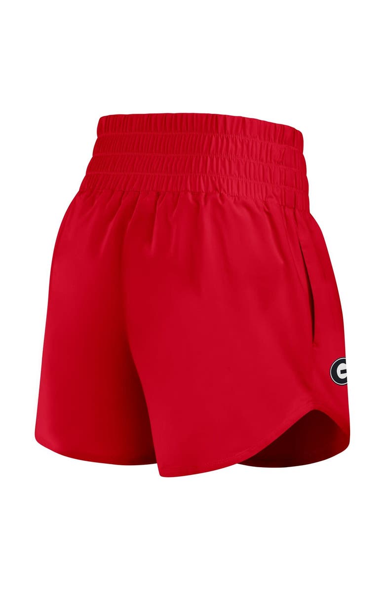 Nike Women's Nike Red Georgia Bulldogs Performance One Dri-FIT High-Rise Shorts, Alternate, color, Red