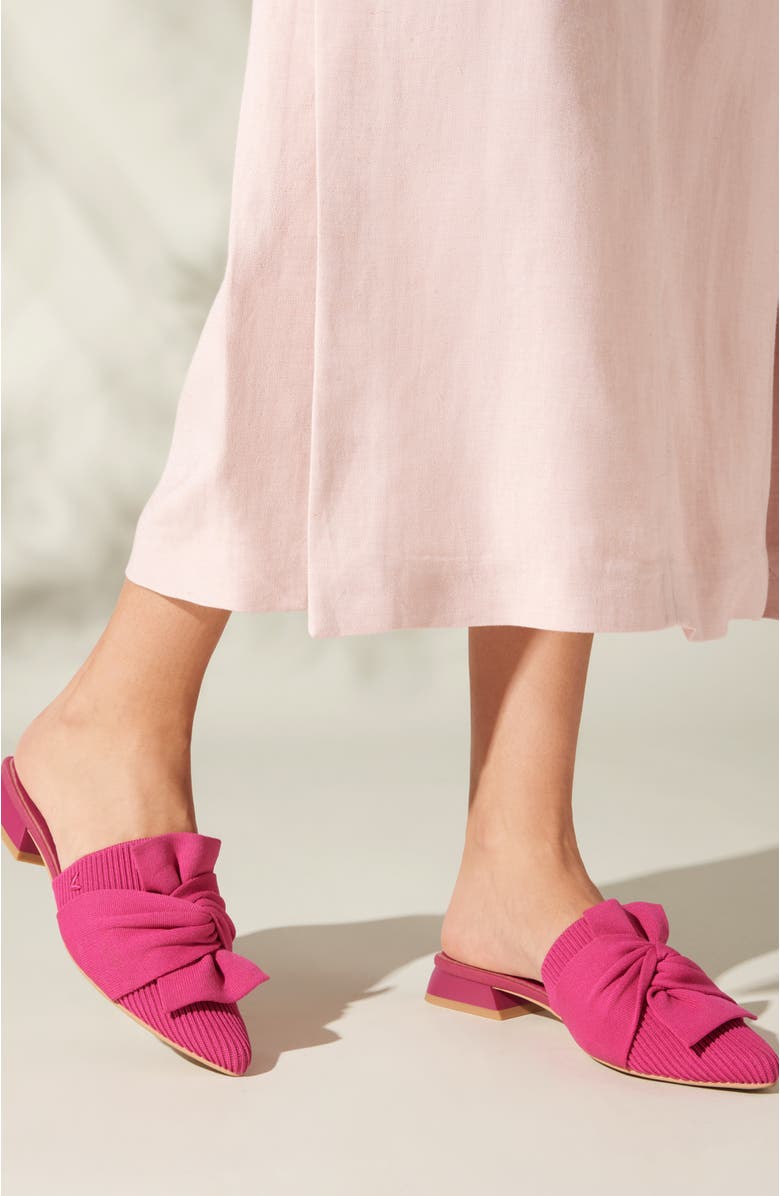 VIVAIA Pointed-Toe Knot Sandals, Alternate, color, Pitaya