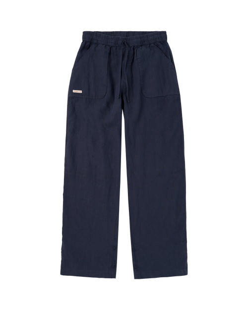 Amundsen Safari Linen Pants Womens In Blue