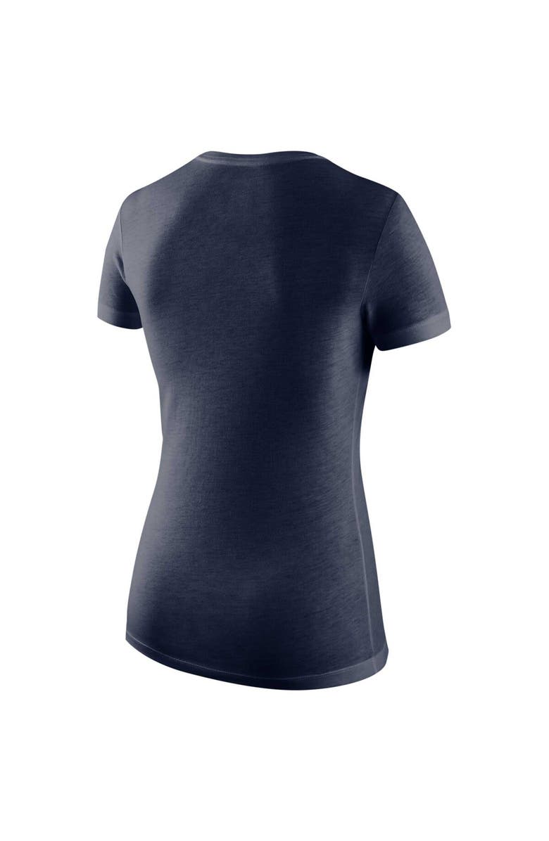 Nike Women's Nike Heather Navy Team USA Tri-Blend V-Neck T-Shirt, Alternate, color,