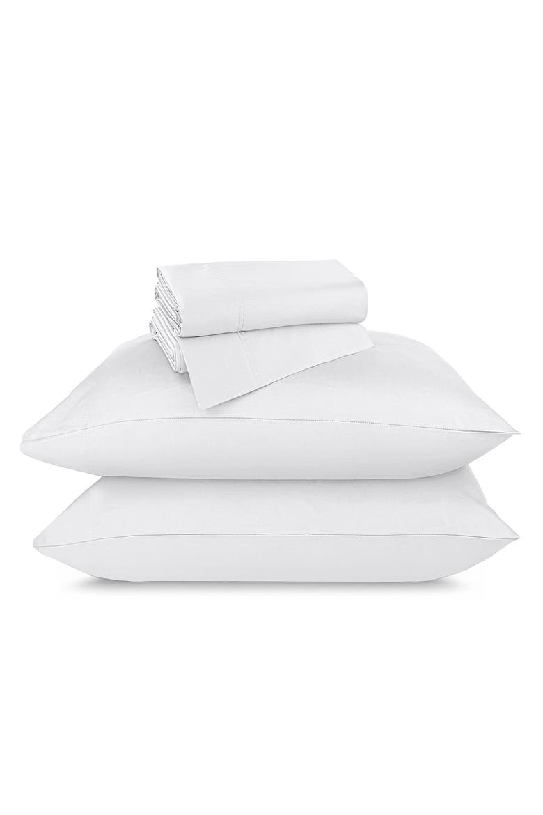Hotel Luxe 800 Thread Count 100% Cotton Sateen Sheet Set, Main, color, Bright White