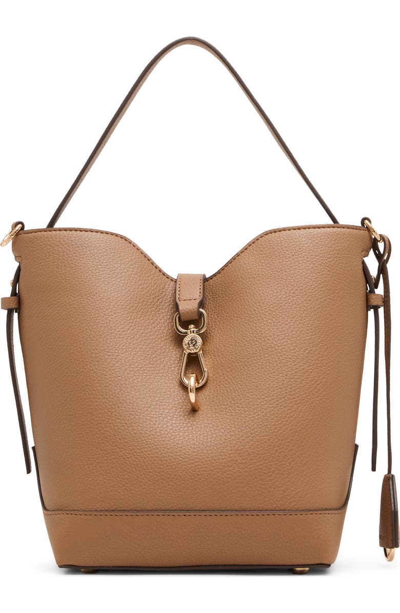Anne Klein Bucket Bag, Main, color, Mocha