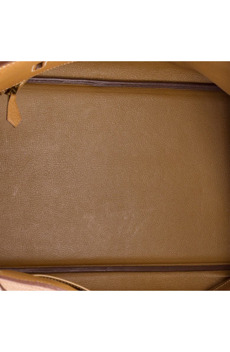 Pre-Owned Hermes Birkin Handbag Brown Fjord with Gold Hardware 40, Alternate, color,