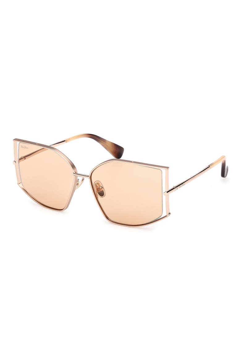 Menton 59mm Cat Eye Sunglasses, Alternate, color, ROSE GOLD/ CAMEL/ PEACH