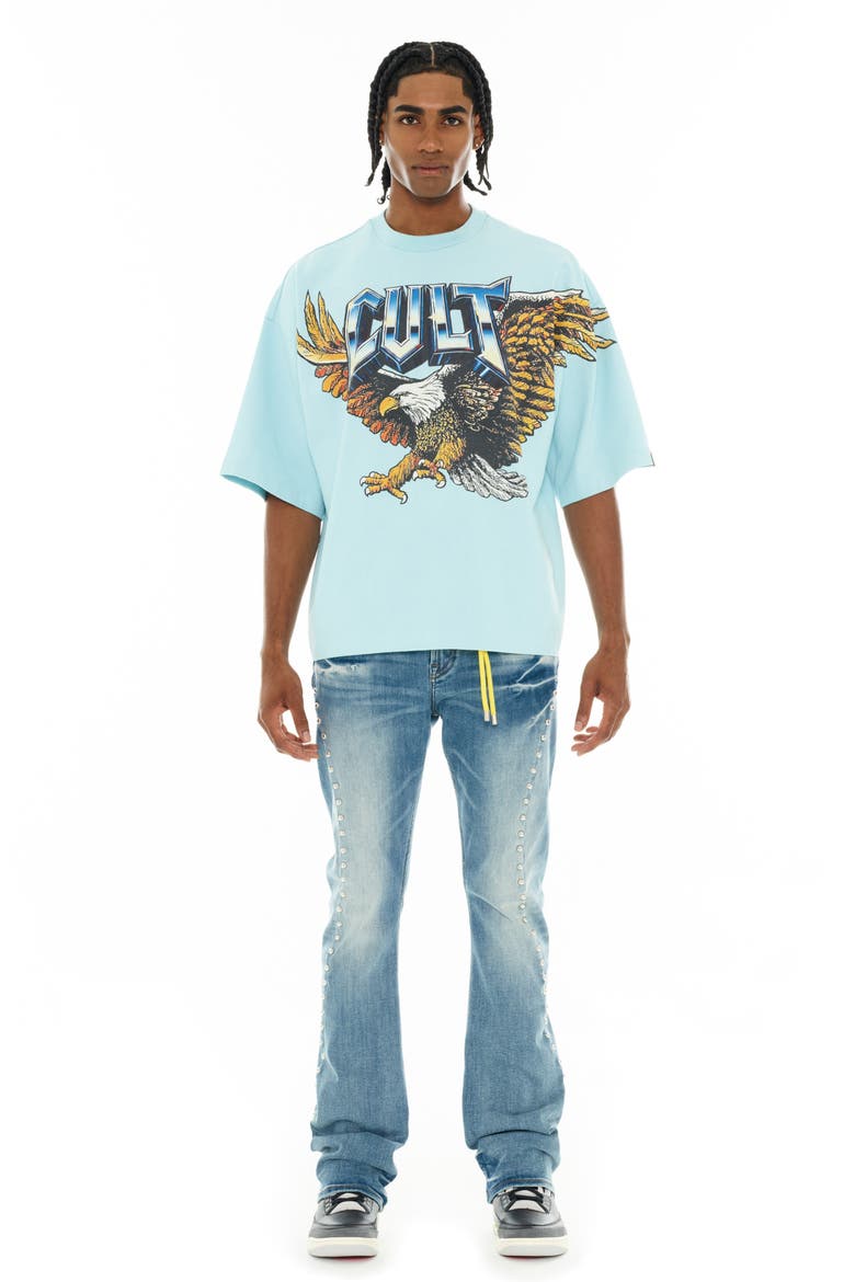 Lenny 603 Bootcut Jeans, Alternate, color, ICY