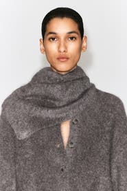 COS Brushed-Cashmere Triangle Scarf