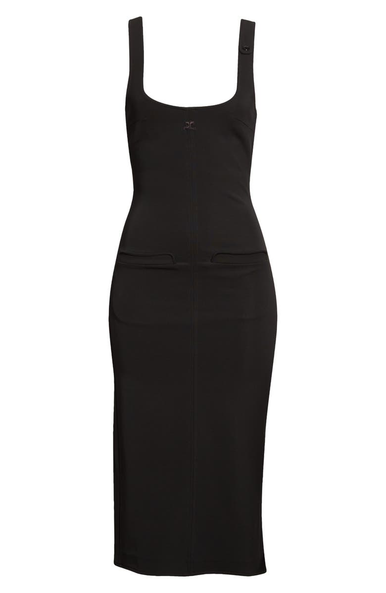 Courrèges Jersey Body-Con Dress, Alternate, color, 