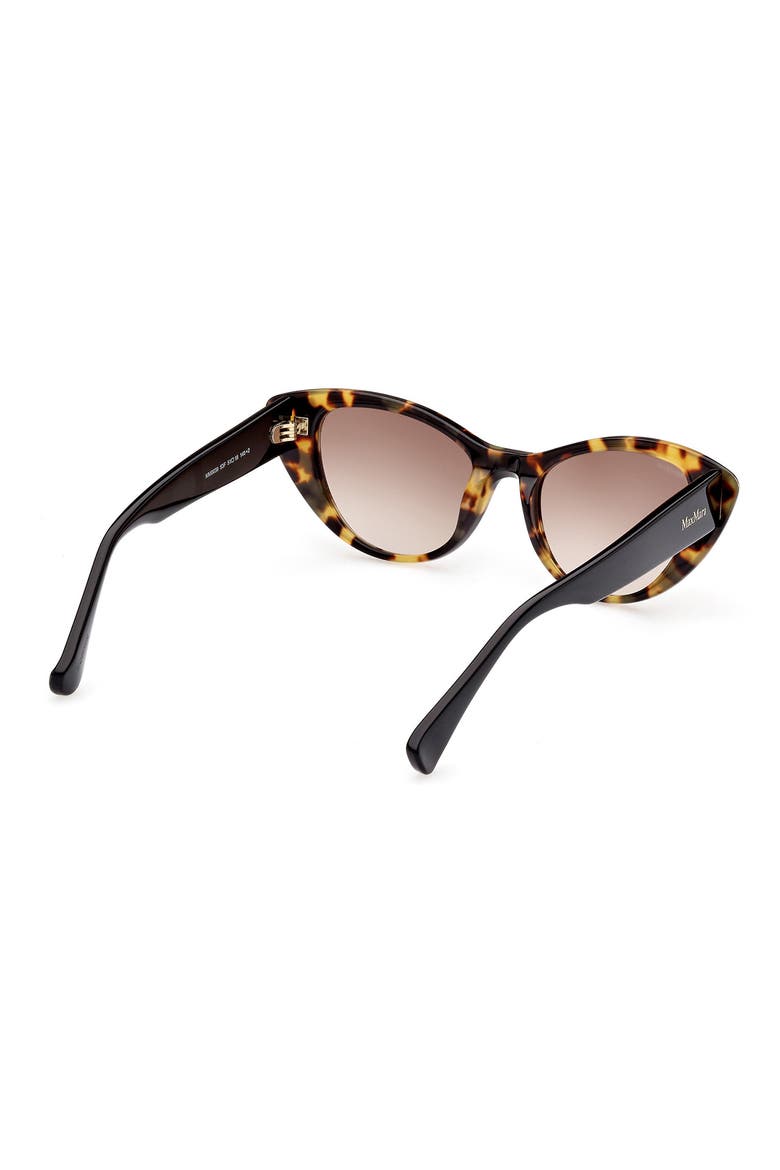 51mm Cat Eye Sunglasses, Alternate, color, SHINY TOKYO TORTIOSE BLACK