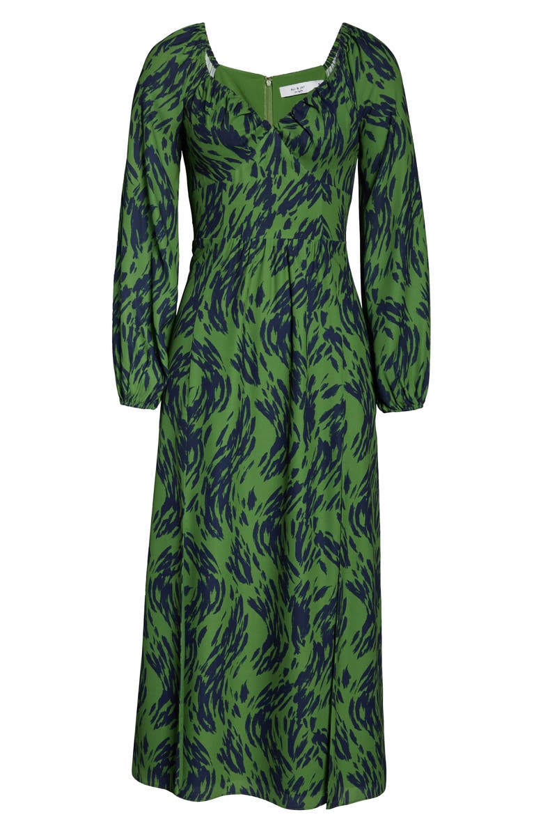 Ali & Jay Art Snob Long Sleeve Print Dress, Alternate, color,